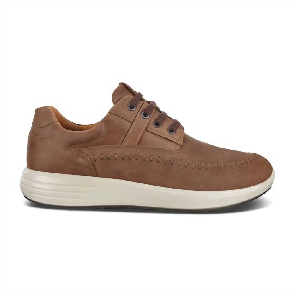 NEW ECCO men's soft 7 runner shoes in cocoa brown